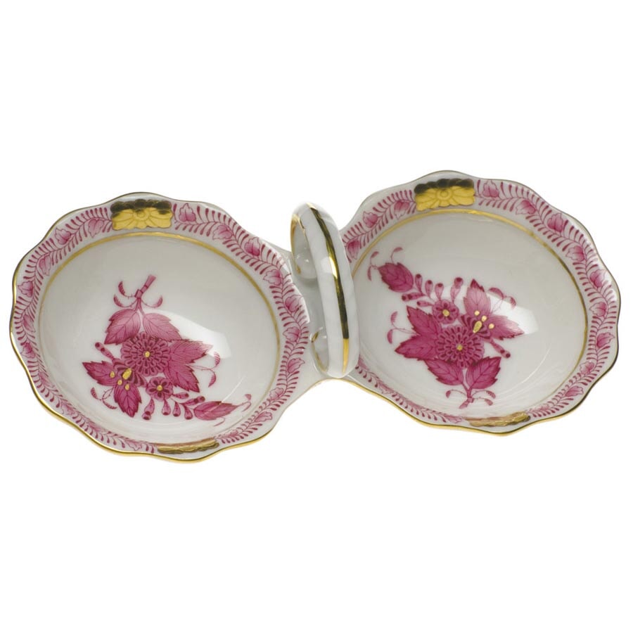 Herend Chinese Bouquet Salt Cellar
