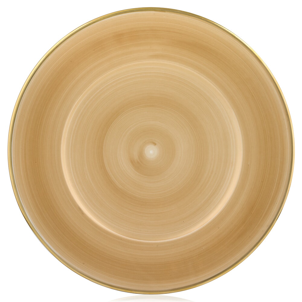 Anna Weatherley Contemporary Charger, Brushed Gold