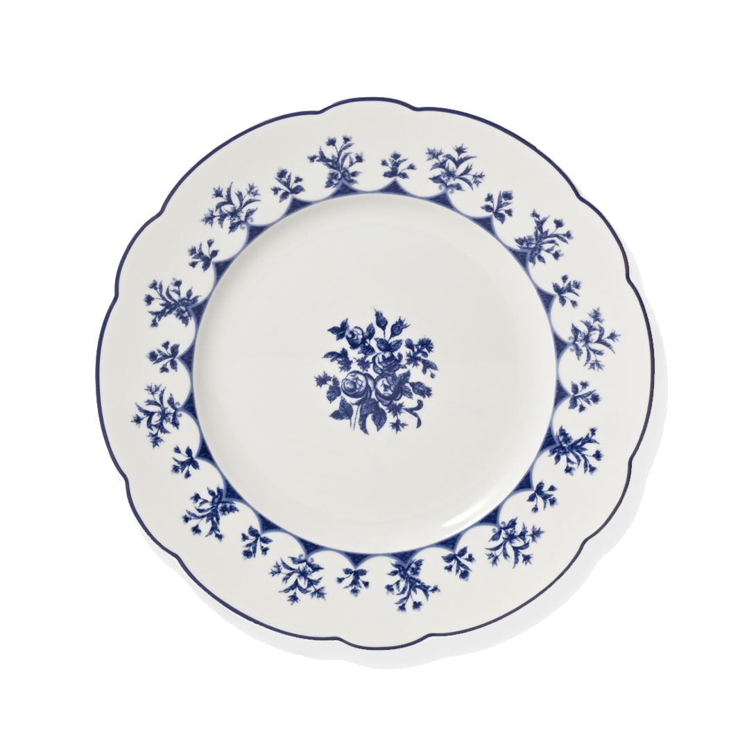 Chateaubriand Blue Salad Plate