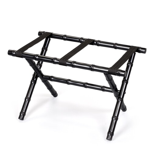 Scully Bag Rack Bamboo Luggage Racks