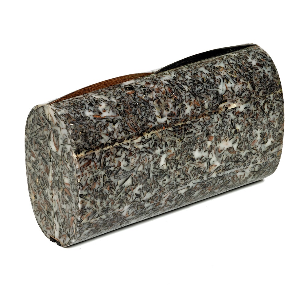 Grey Confetti Clutch