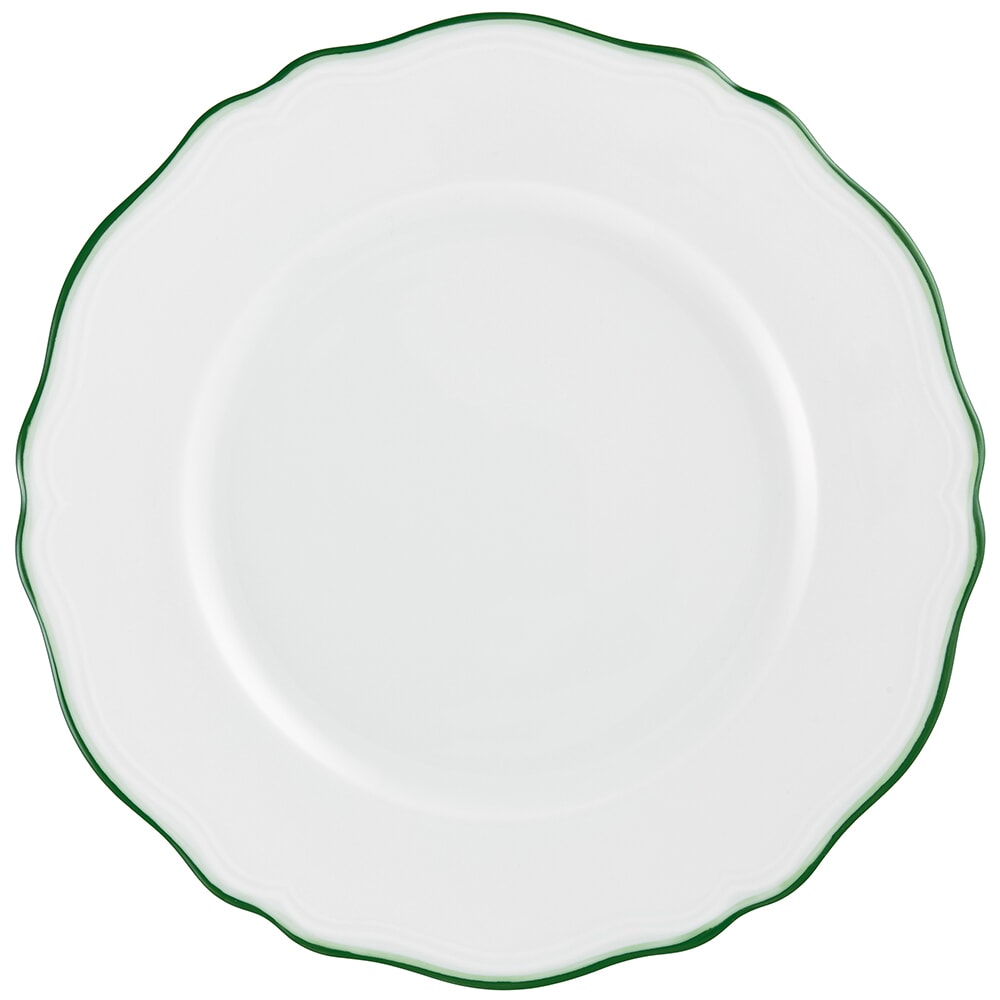 Raynaud Touraine Double Filet Green Dinner Plate
