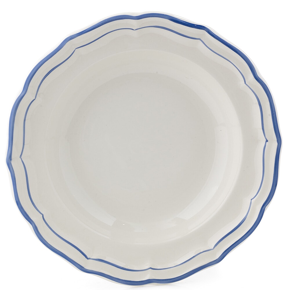 Gien Filet Rim Soup Bowl