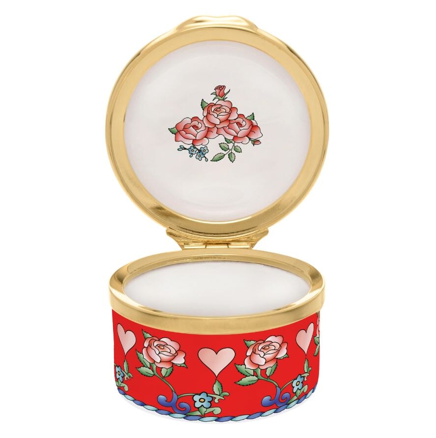Halcyon Days 'I Love You' Enamel Box