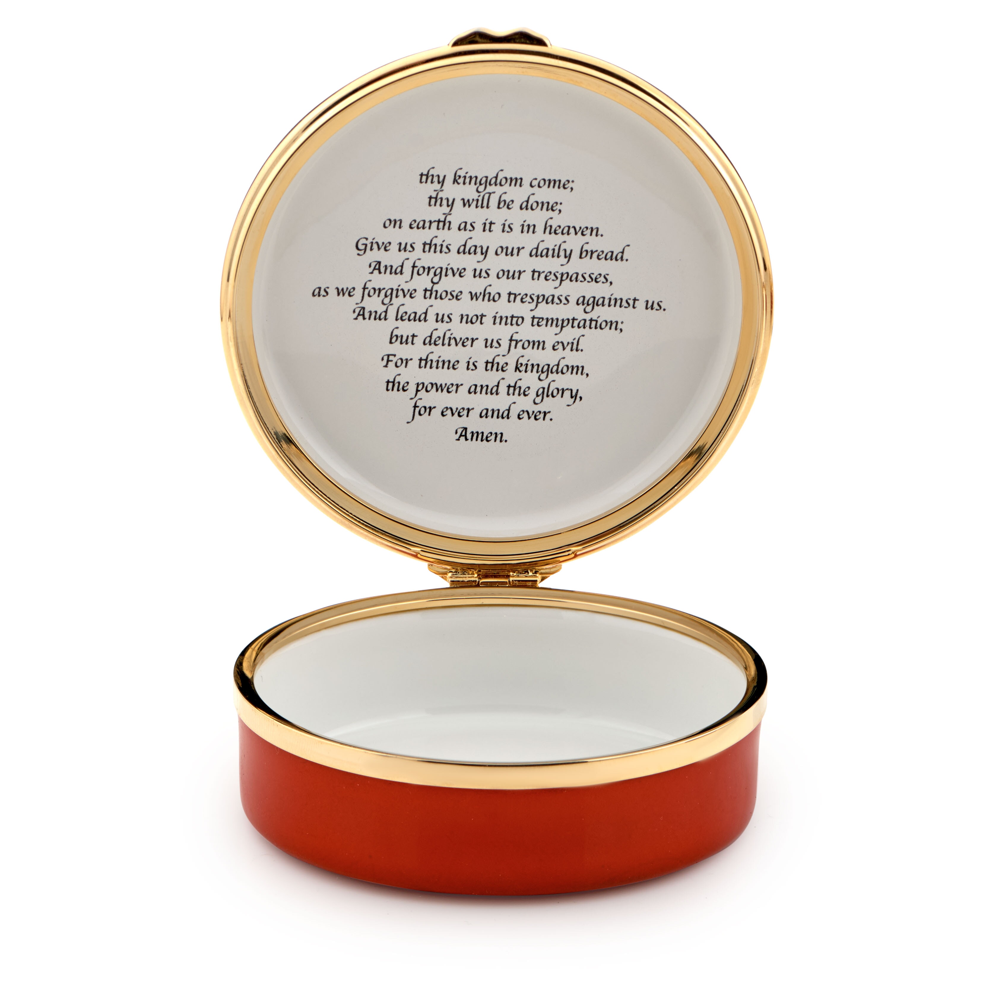 Halcyon Days Our Father Enamel Box