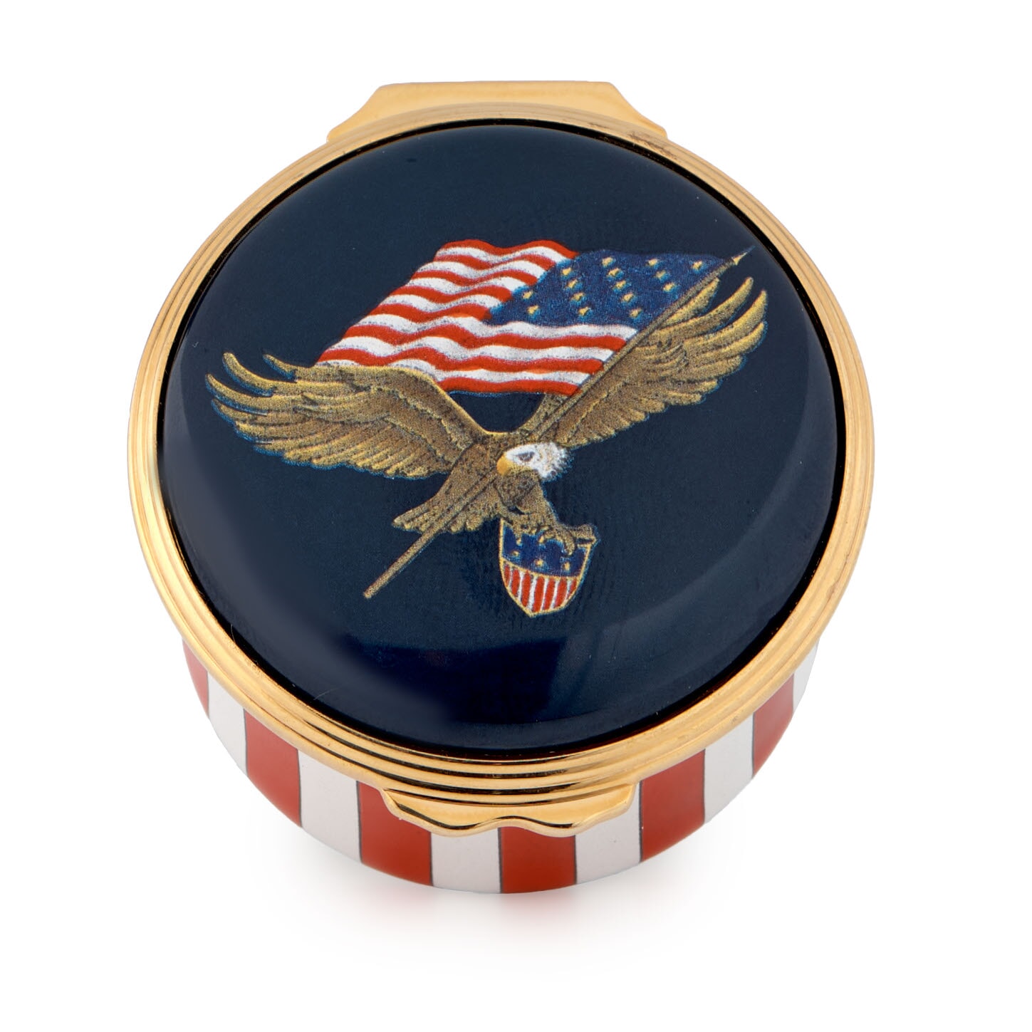 Halcyon Days Star Spangled Banner Enamel Box - Thumbnail 4