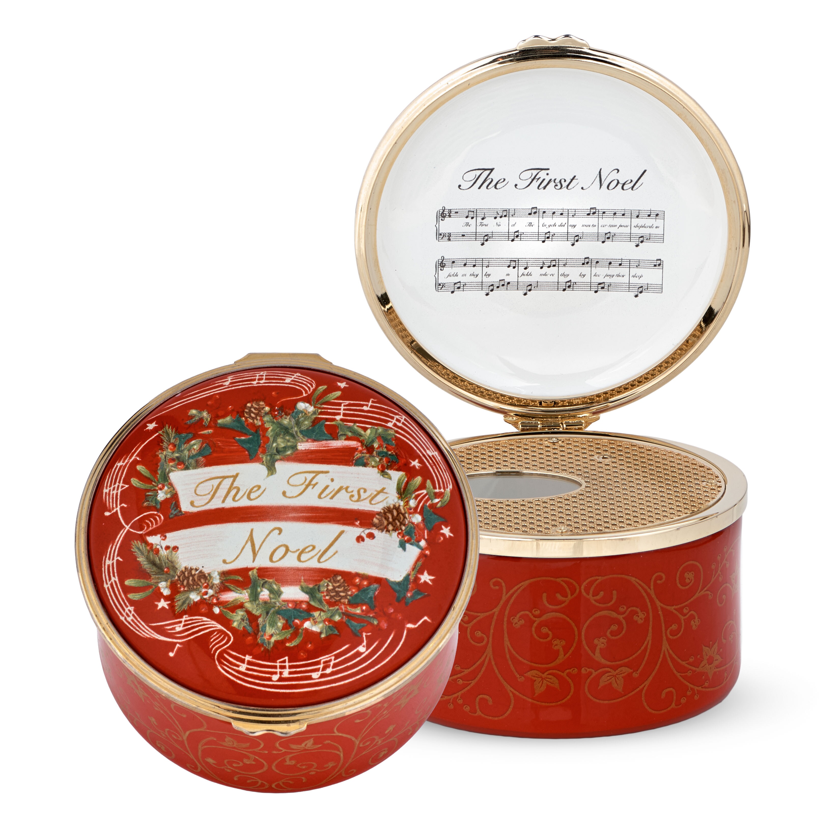 Halcyon Days The First Noel Musical Box