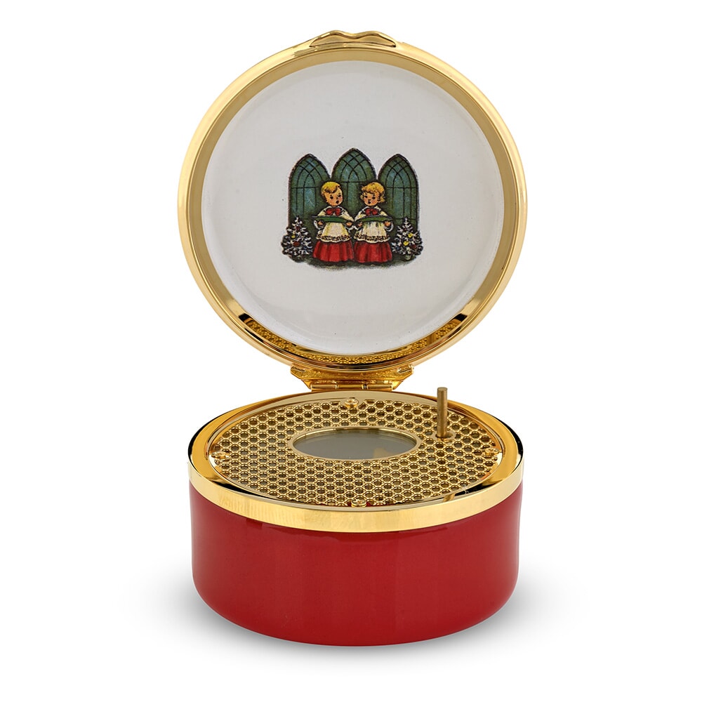 AX780 - Halcyon Days Merry Christmas Music Box