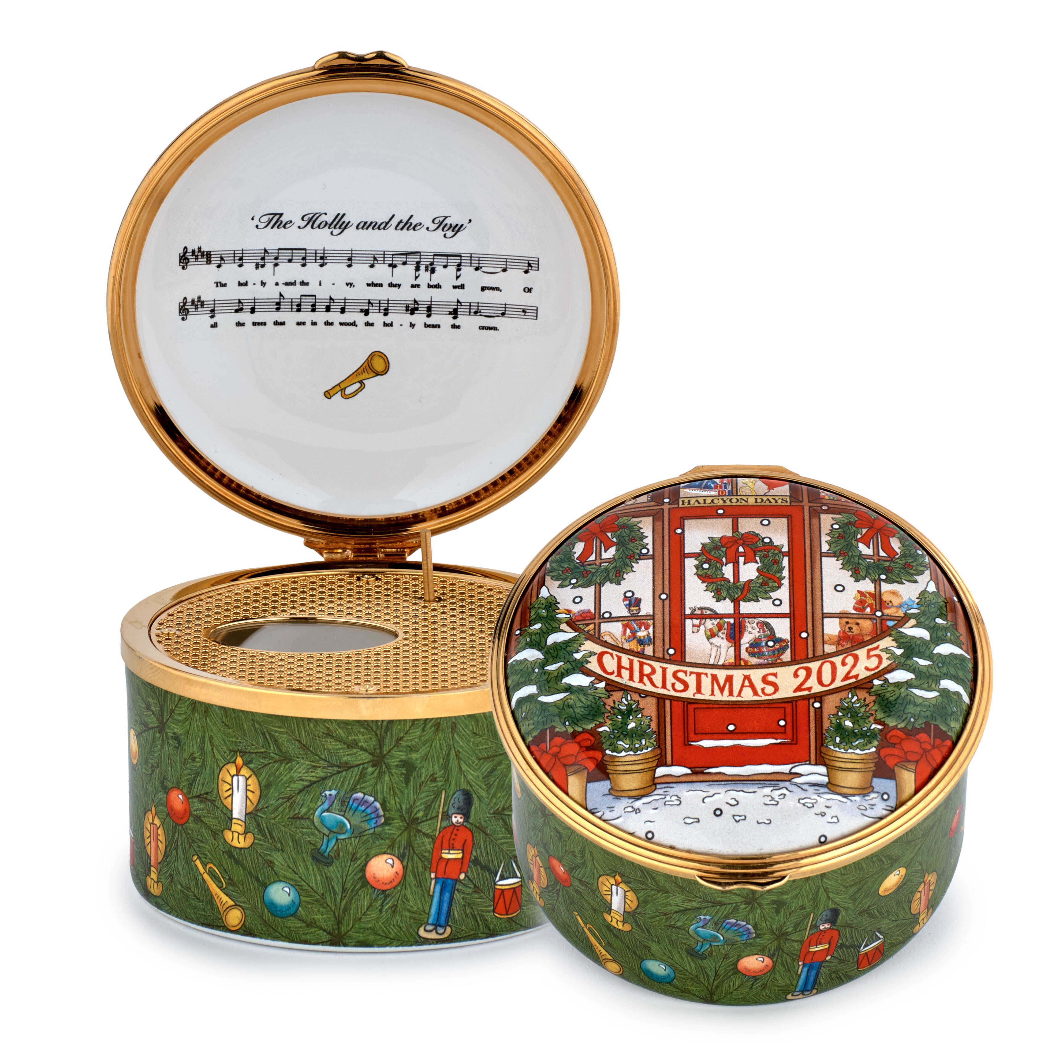 Halcyon Days 2025 Annual Christmas Musical Box