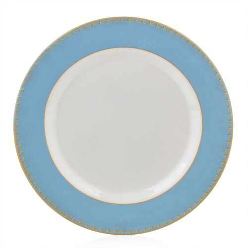 Montgolfier Blue Dinner Plate