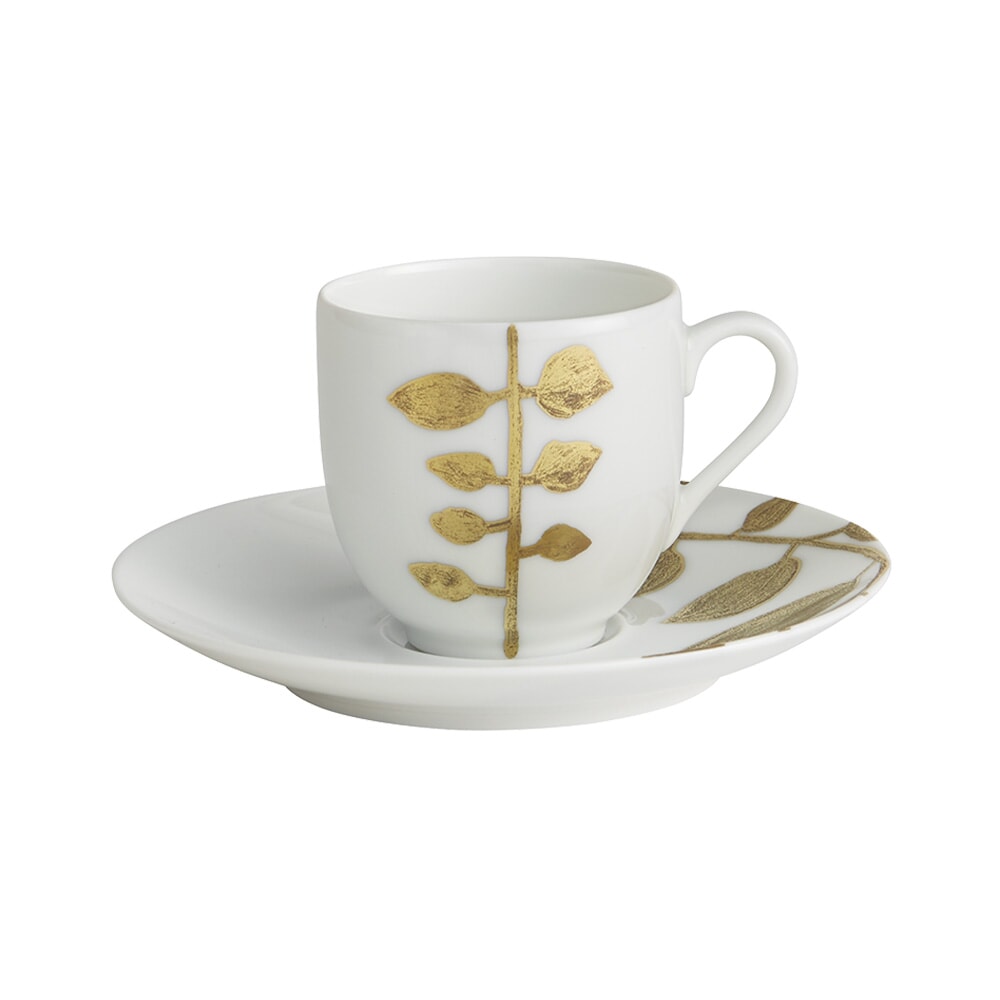 Haviland & Parlon Daphne Coffee Cup & Saucer