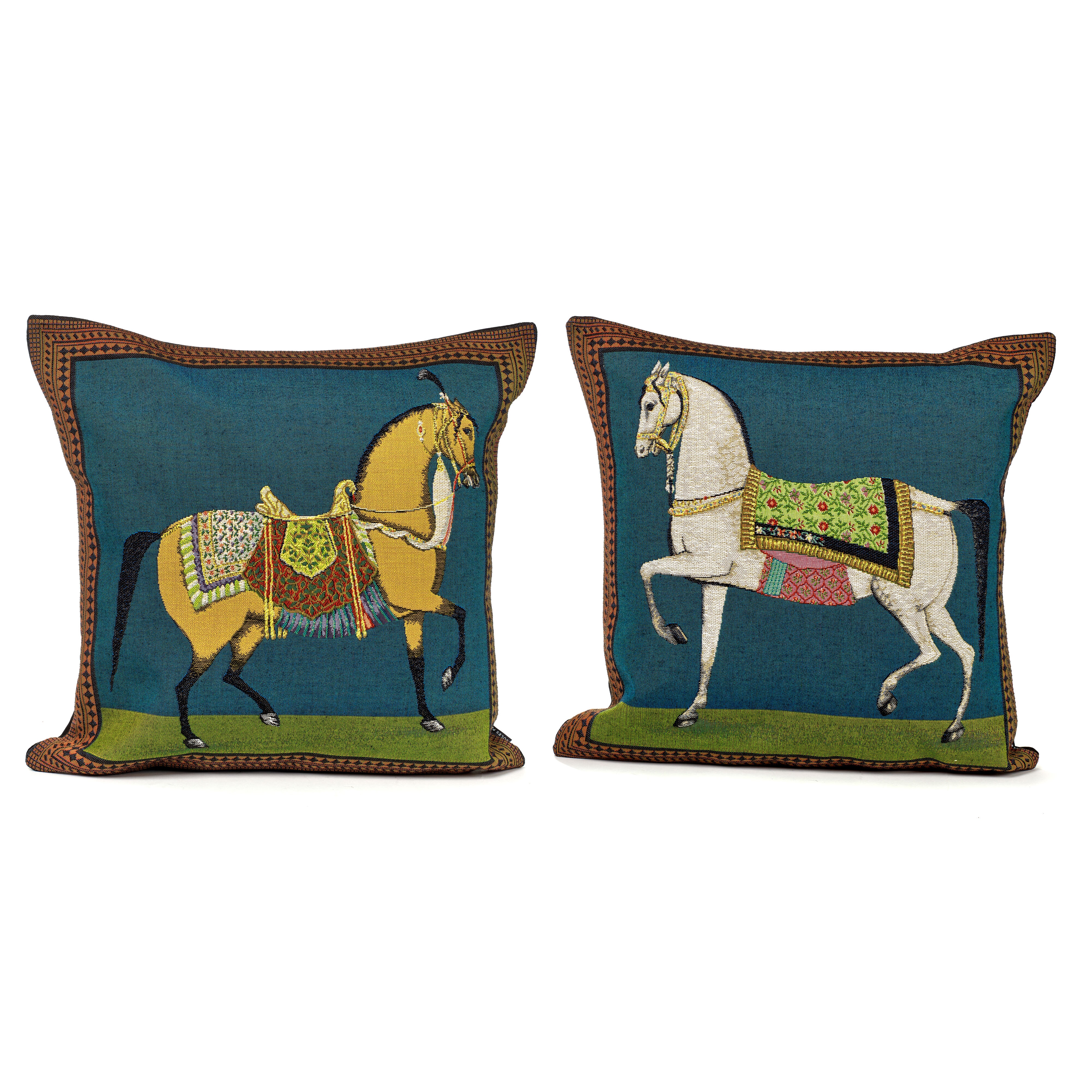 Johdpur and Udaipur Horse Pillows