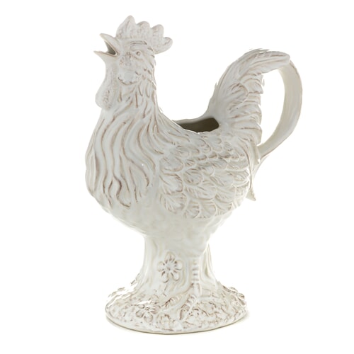 Juliska Clever Creatures "Rousseau" Rooster Pitcher
