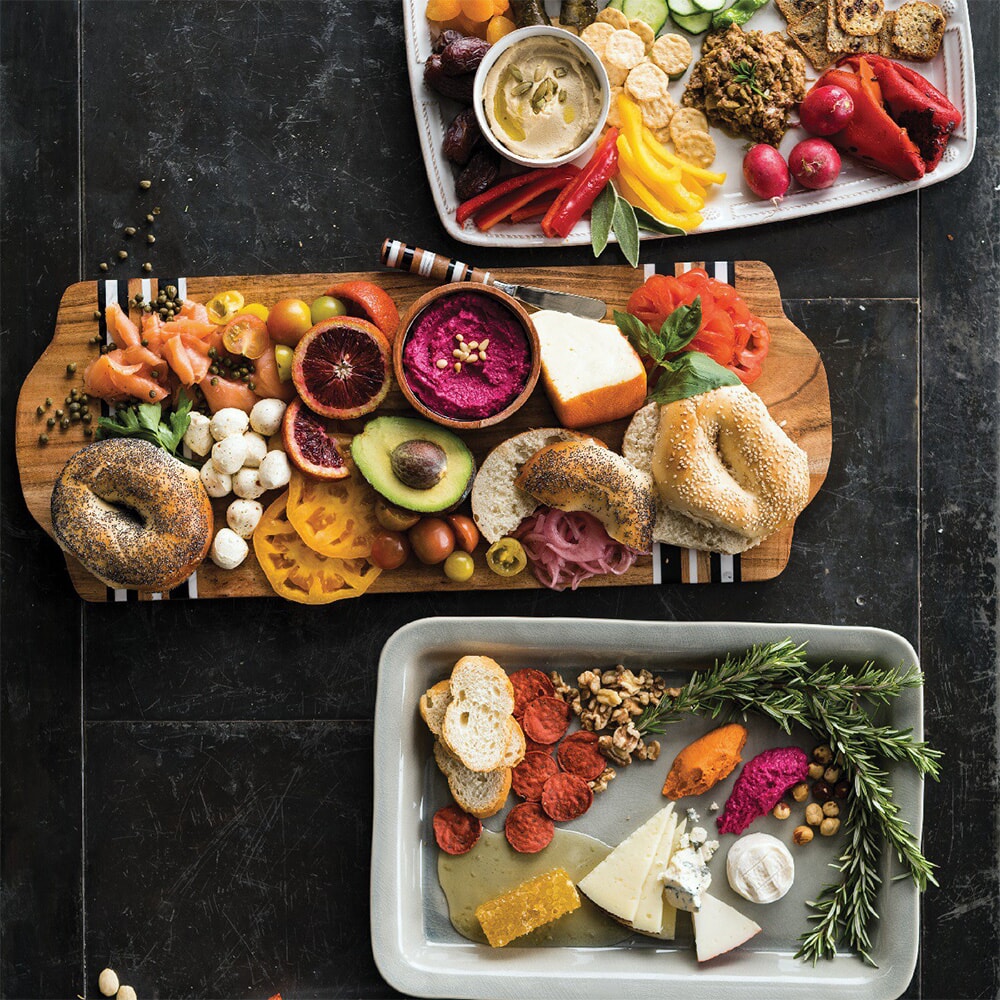 Juliska Stonewood Stripe Serving Board