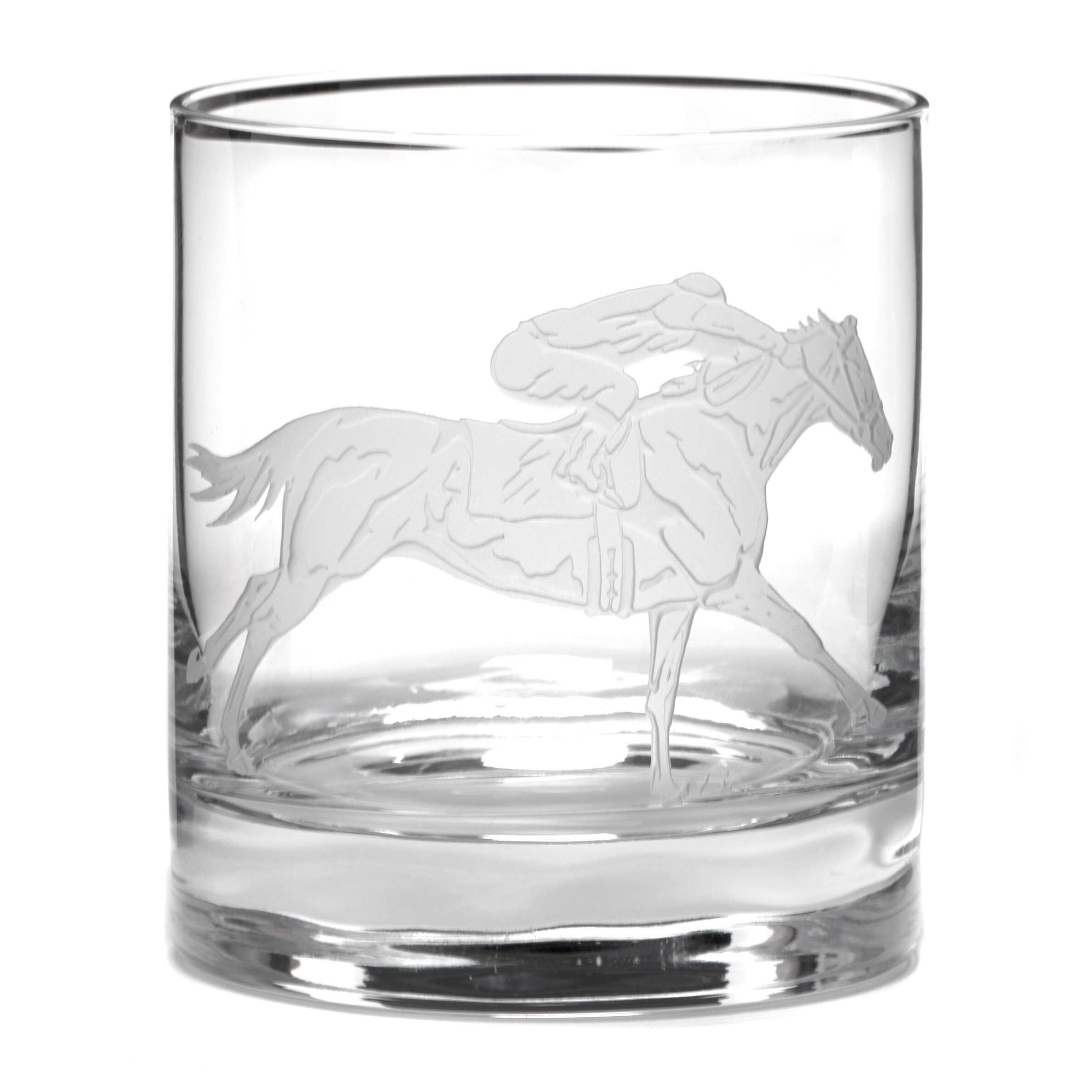 Julie Wear Horse Race Old Fashioneds, Set of Four