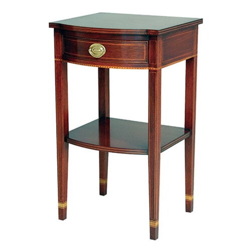 Scully Stand Mahogany & Holly Inlaid Night Stand