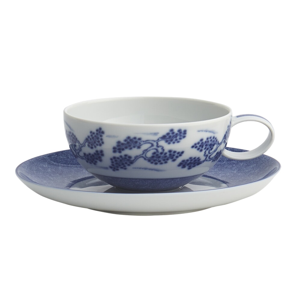 Mottahedeh Shou Tea Cup & Saucer - Thumbnail 2