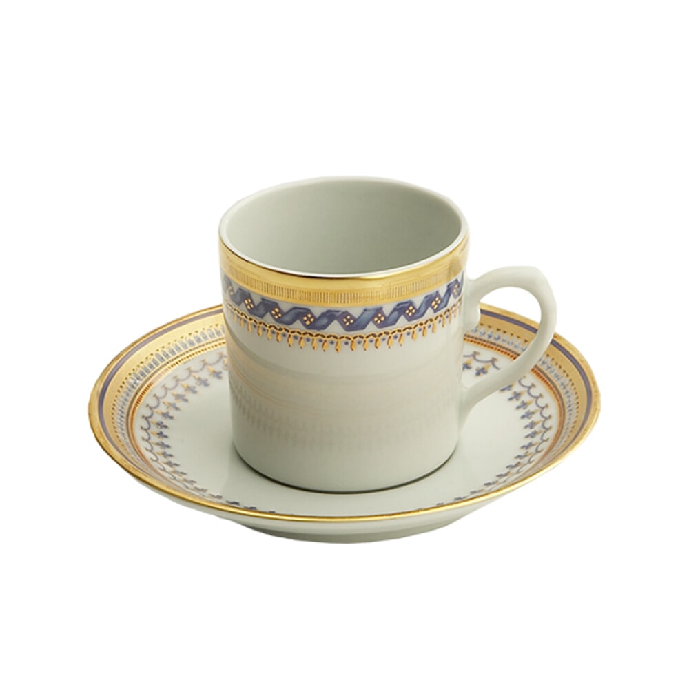 Mottahedeh Chinoise Cup & Saucer - Thumbnail 4
