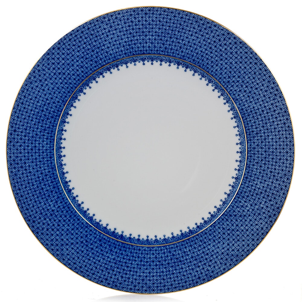 Mottahedeh Blue Lace Charger / Presentation Plate