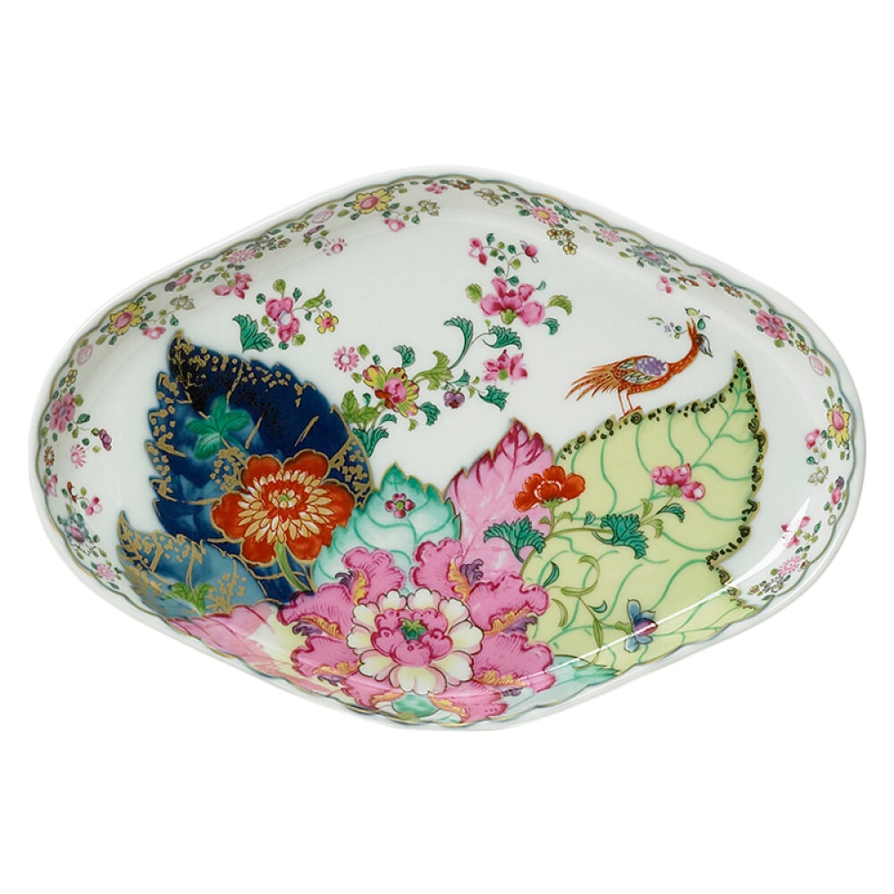 Tobacco Leaf Oval Tray GCO - Thumbnail 2