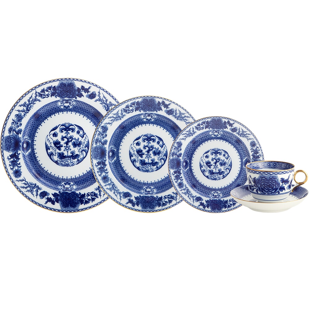 Mottahedeh Imperial Blue Place Setting - Thumbnail 3