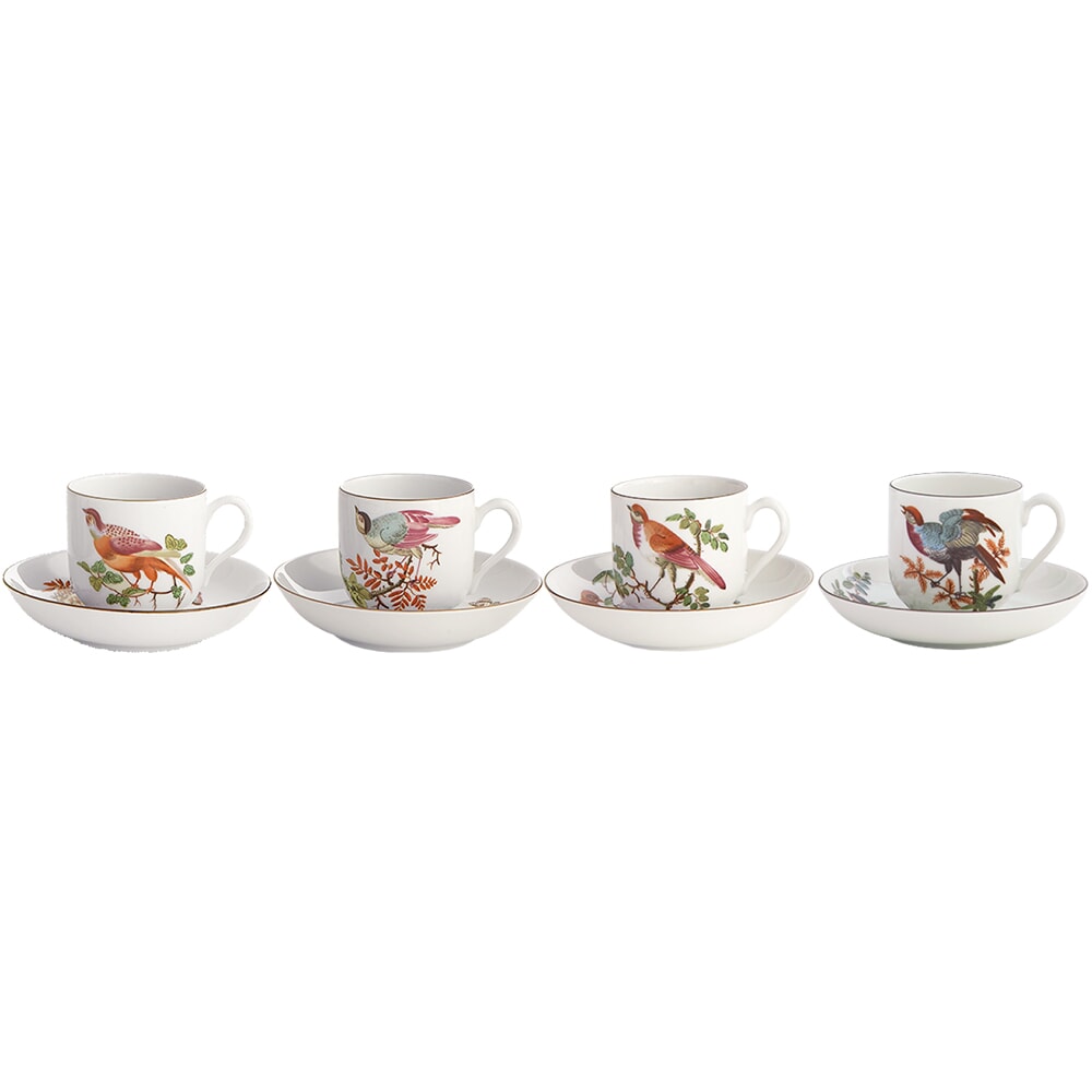 Mottahedeh Chelsea Bird Tea Cup & Saucer - Thumbnail 2