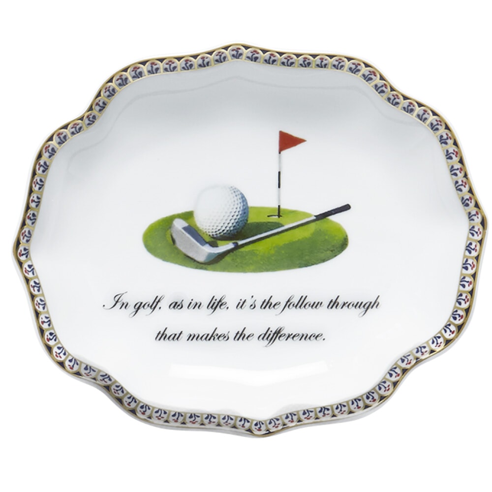 Mottahedeh 'In Golf, as in Life...' Ring Tray