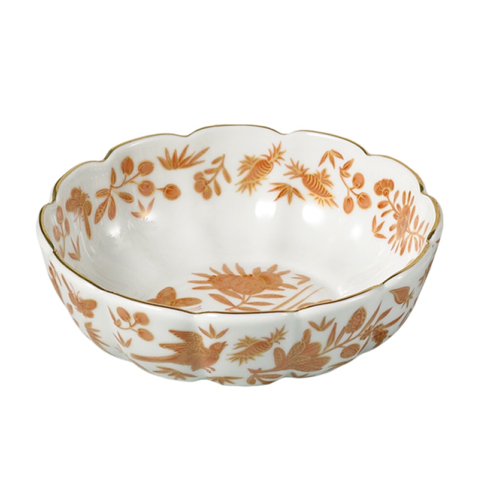 Mottahedeh Sacred Bird & Butterfly Dessert Bowl