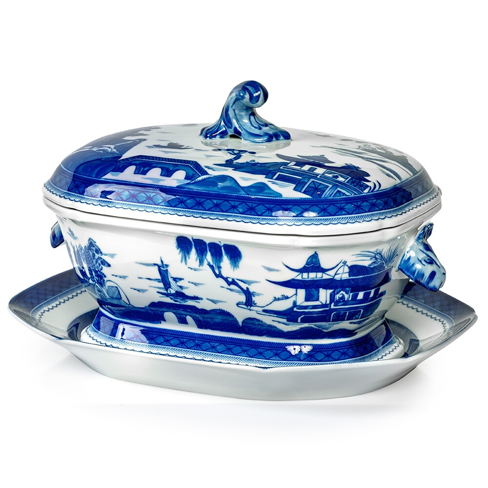 Mottahedeh Canton Tureen & Platter