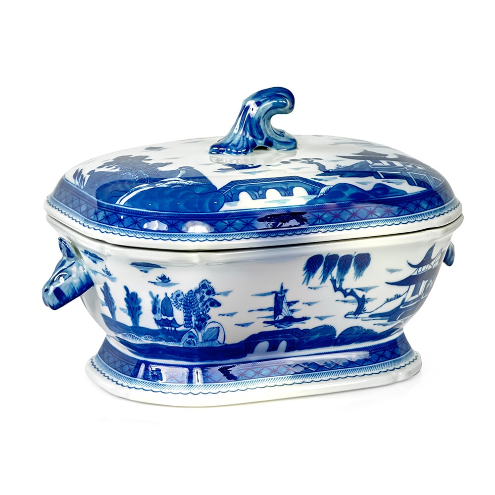Mottahedeh Canton Tureen & Platter - Thumbnail 2