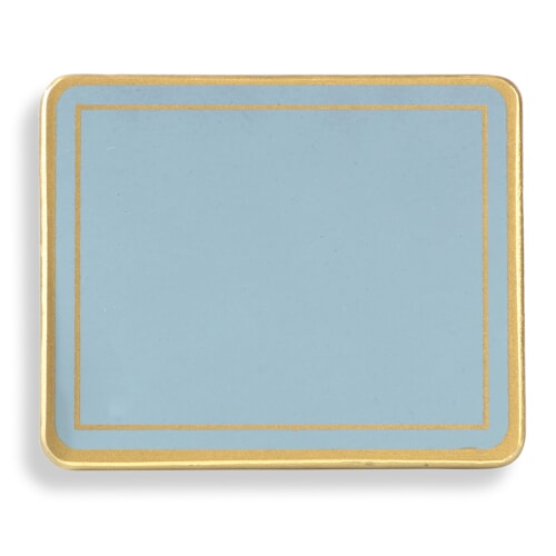 English Rectangular Wooden Coasters