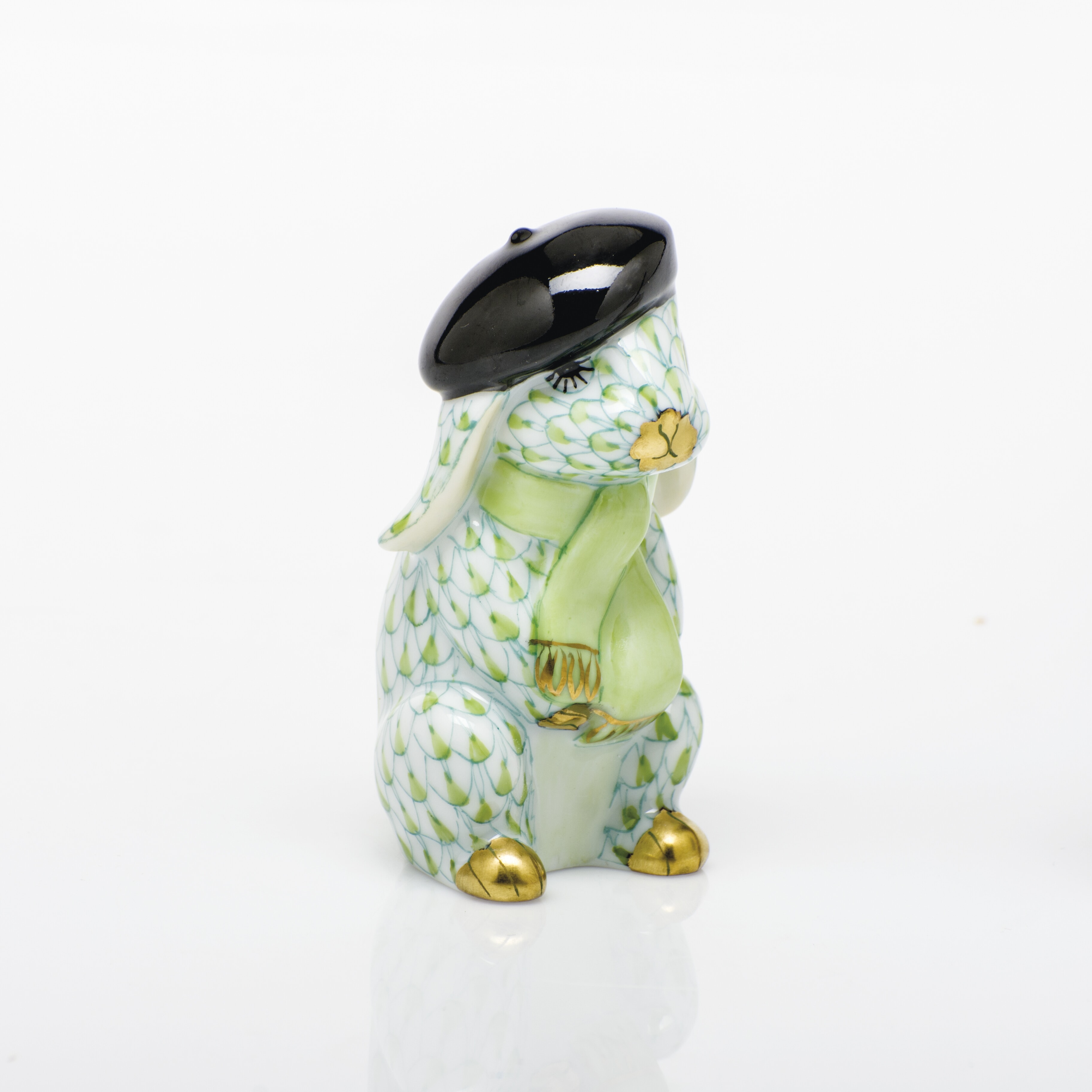 Herend Beret Bunny Figurines