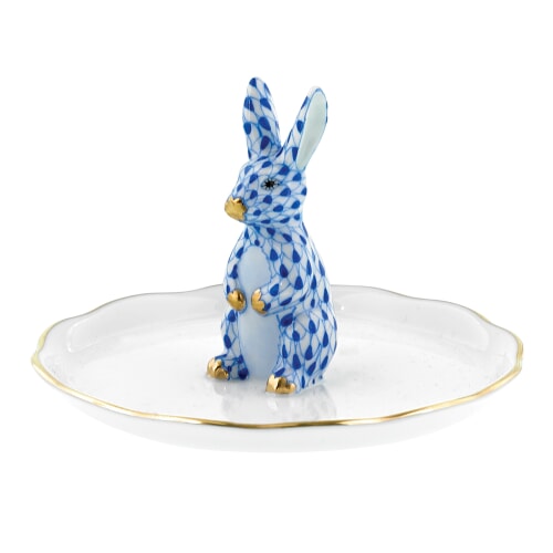 Herend Bunny Ring Holder 0