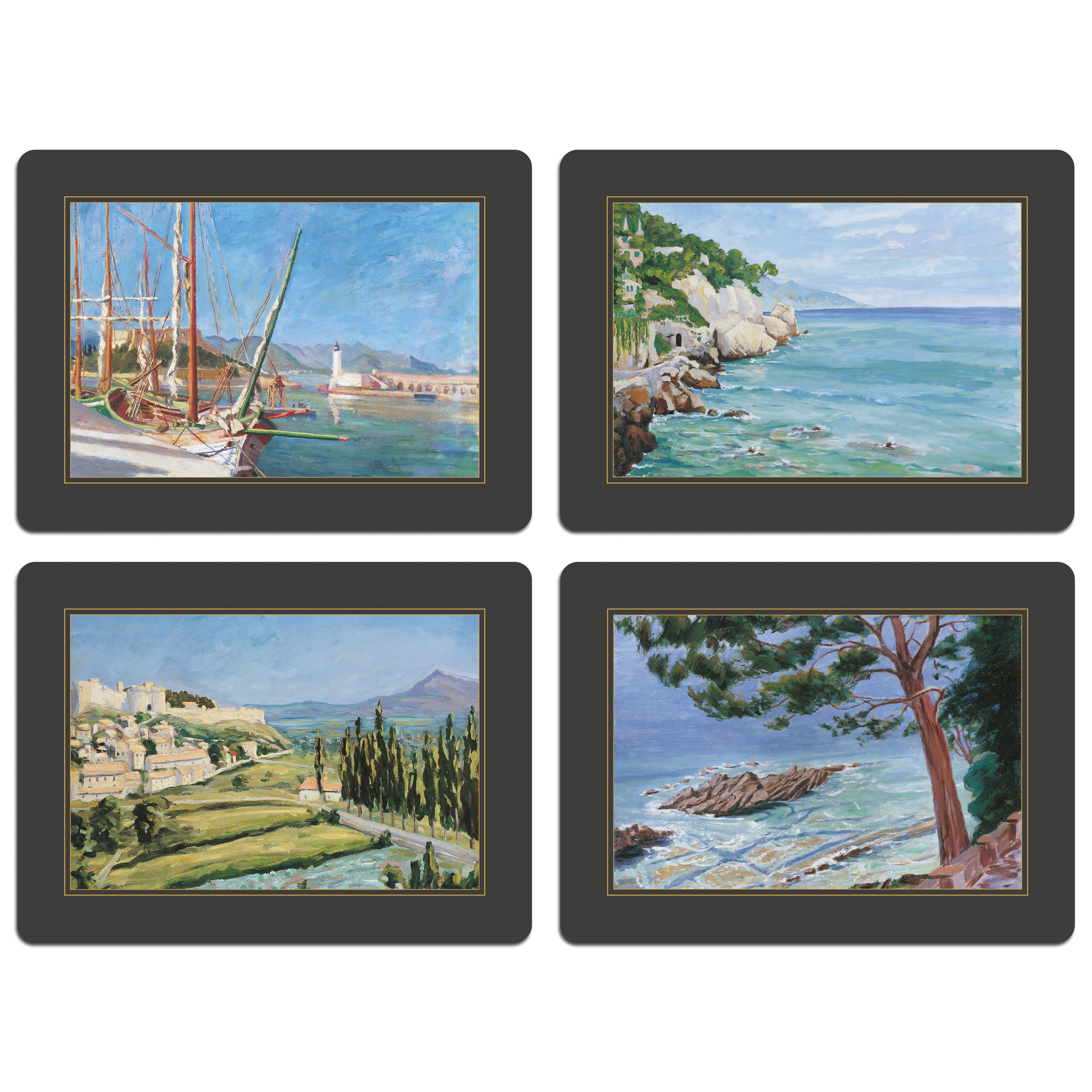 EXCLUSIVE Churchill Mediterranean Riviera Mats and Coasters