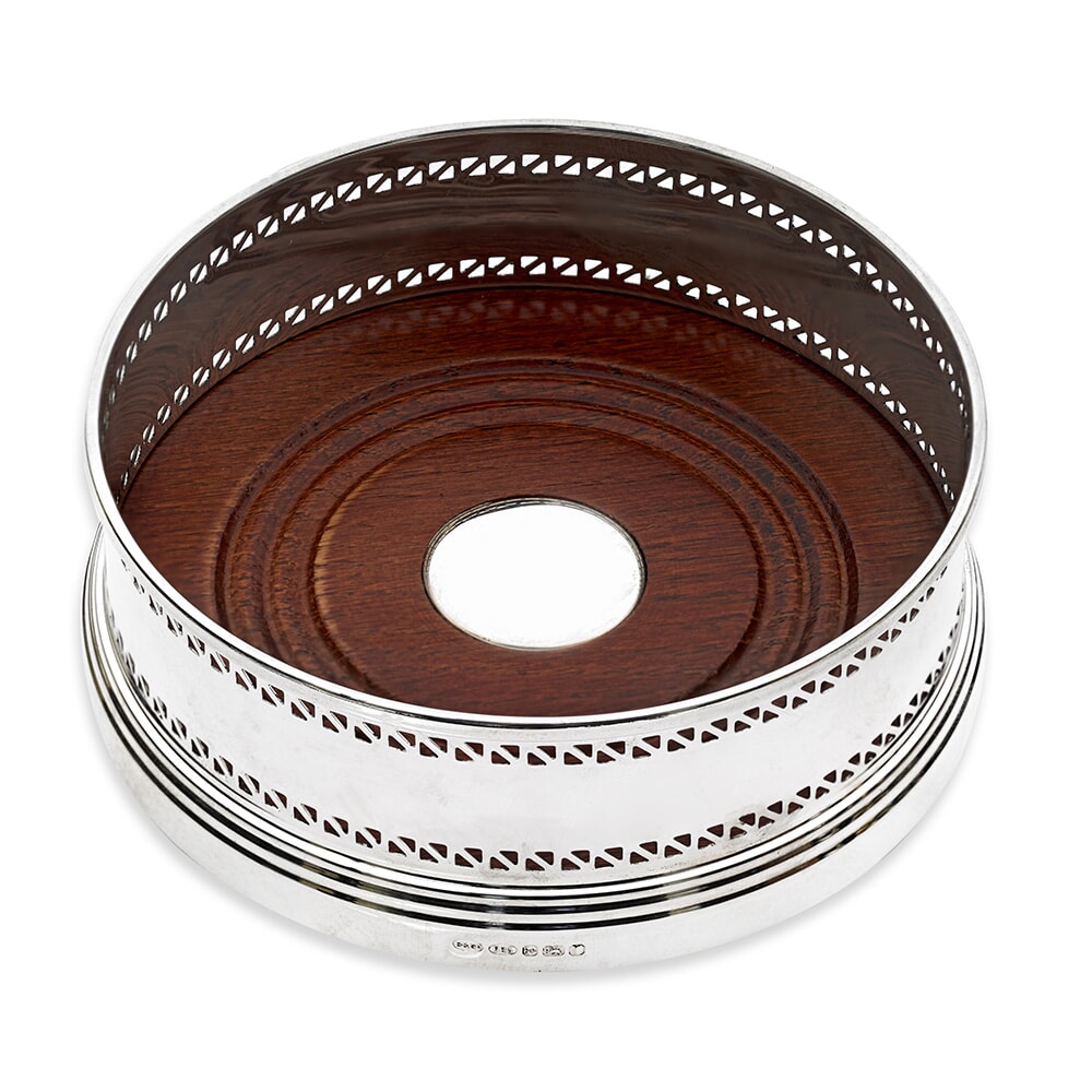 EXCLUSIVE Sterling Silver Classic Wine Coasters