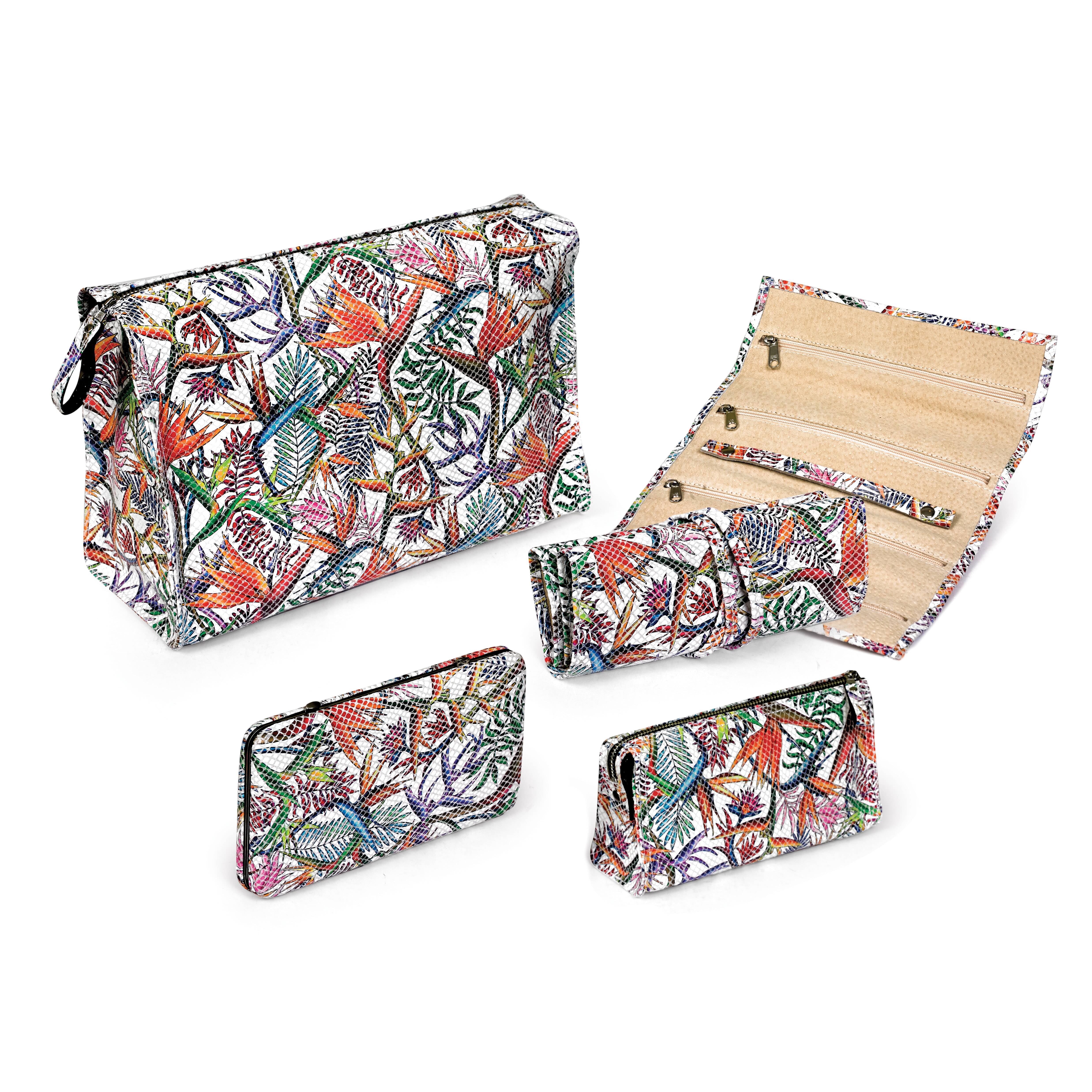 Exotic Florals Leather Bags