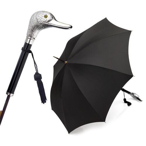 duck patio umbrella with crank Nickel Duck Head Umbrella