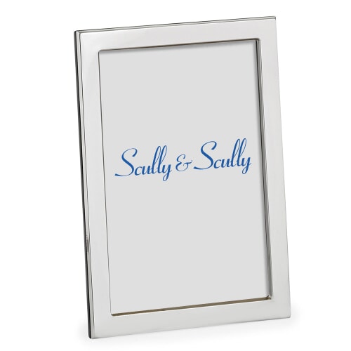 Sterling Silver Polished Frame, 4x6