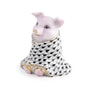 BC132 - Herend Pig In A Blanket, Black