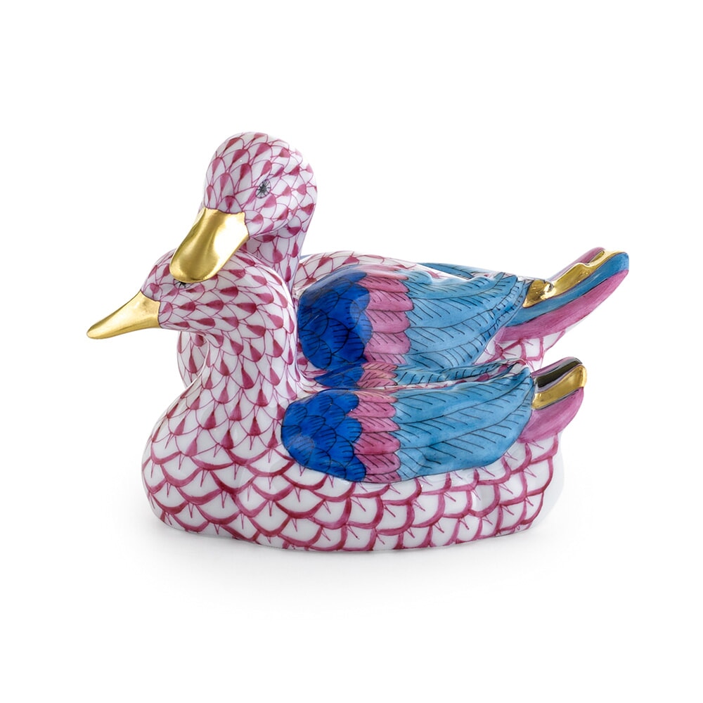 Herend Pair Of Ducks