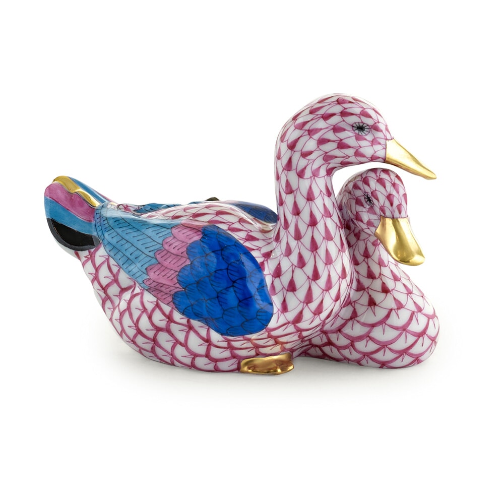 Herend Pair Of Ducks - Thumbnail 2