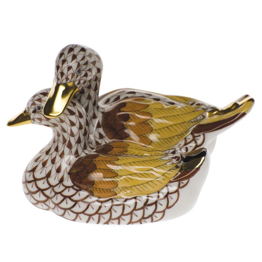 Herend Pair Of Ducks - Thumbnail 3