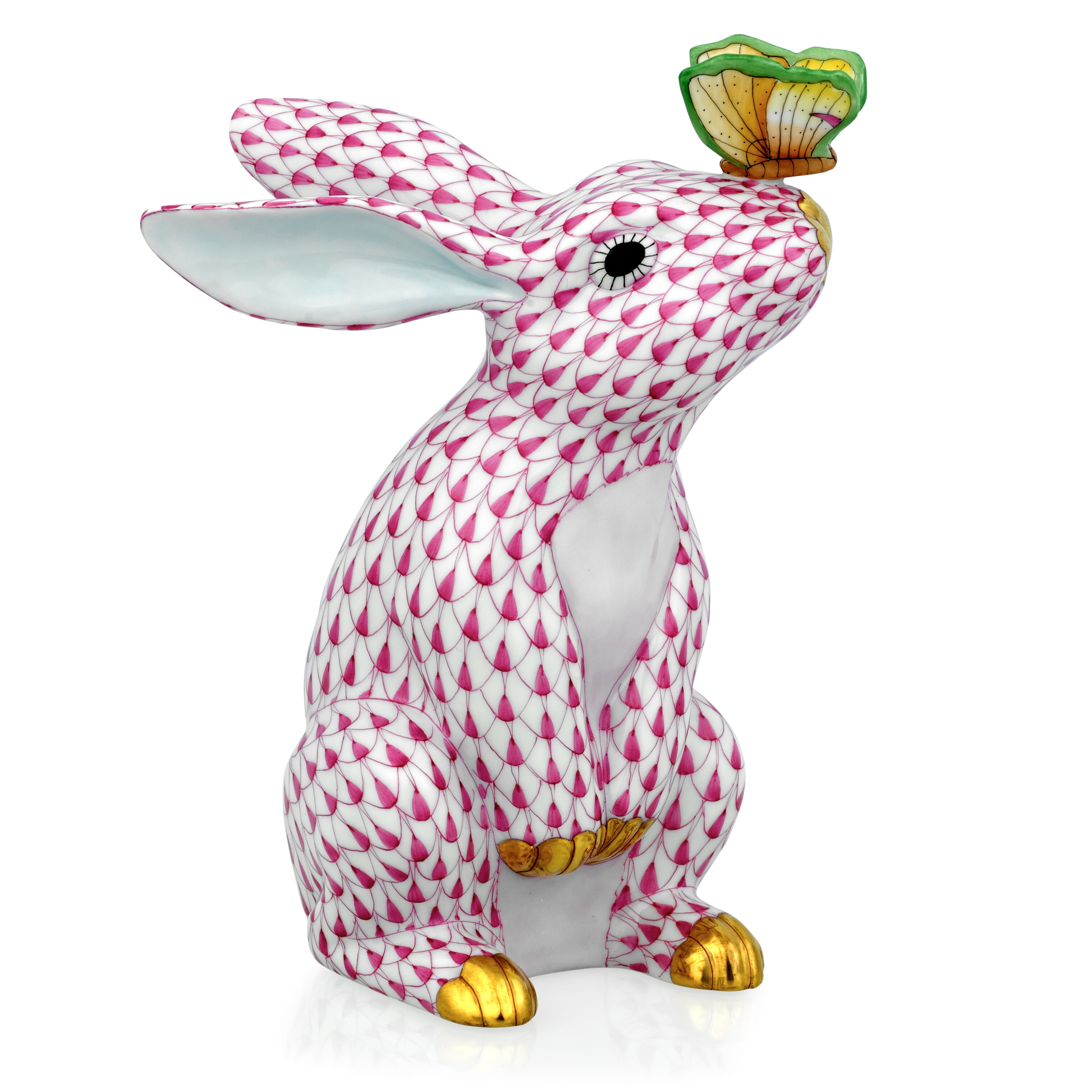 Herend Bunny with Butterfly