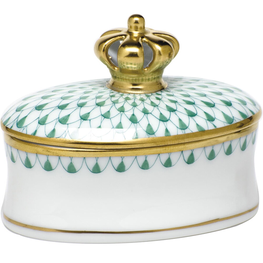 Herend Box with Crown