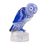 Herend Small Owl Sapphire