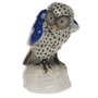 Herend Small Owl Black