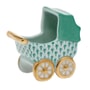 AK290 - Herend Baby Carriage, Green