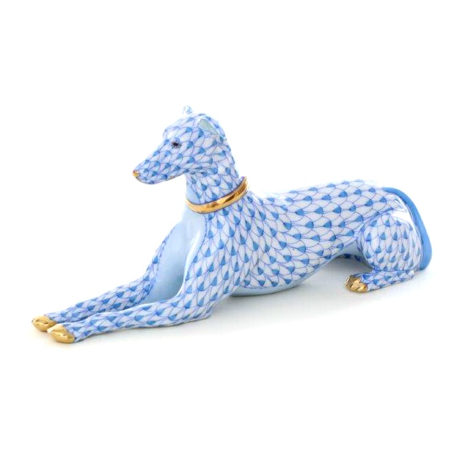 Herend Greyhound Figurine
