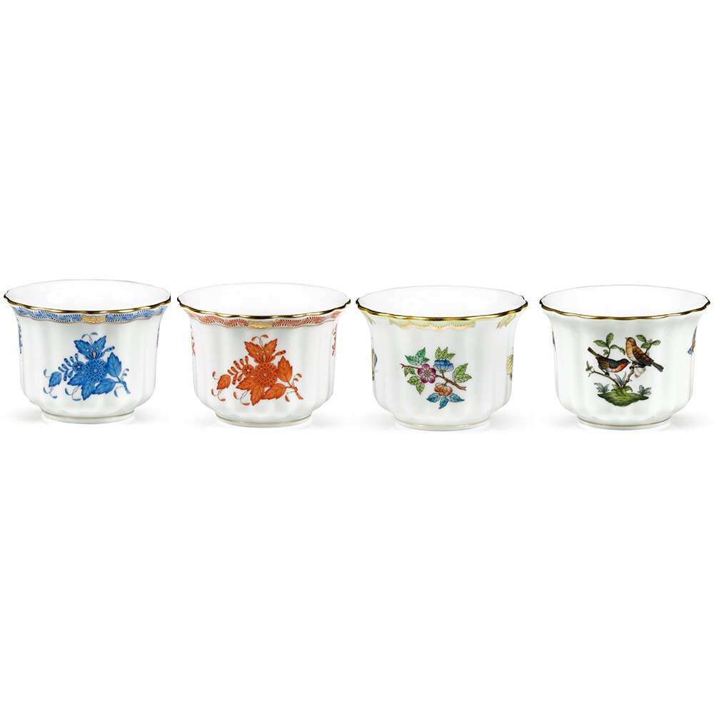 Herend Princess Victoria Mini Cachepot with Feet - Thumbnail 5