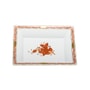 Herend Jewelry Tray, Chinese Bouquet Rust